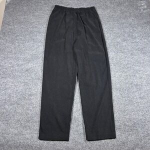 Kim Rogers Signature Pants Womens Size 8 Black Elastic Waist Pull On Straight